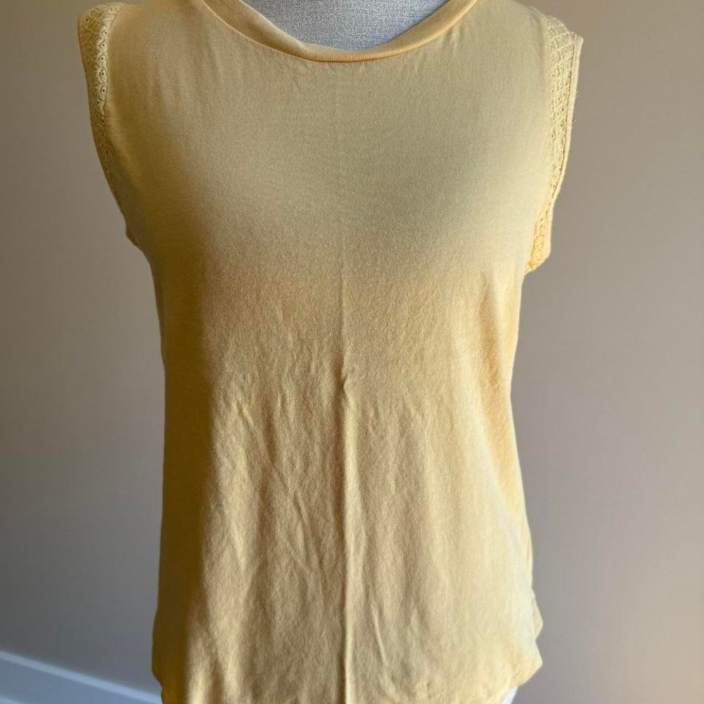 C&C California‎ Yellow Tank Top Size M